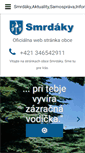 Mobile Screenshot of obec-smrdaky.sk